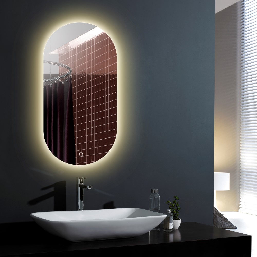 Espejo Redondo con Luz LED – Simplo