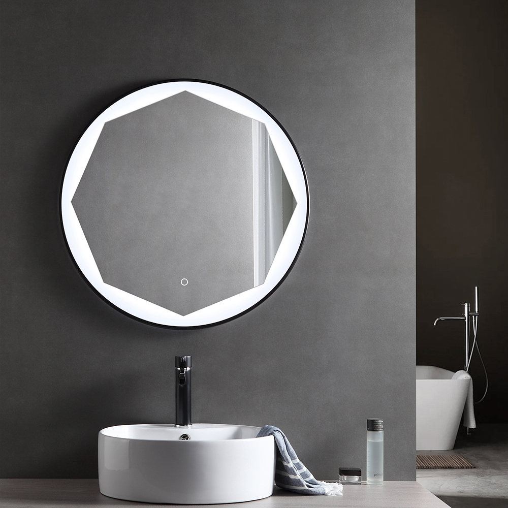 ¿Cuál es el mejor espejo redondo de metal negro que puedes recomendar?