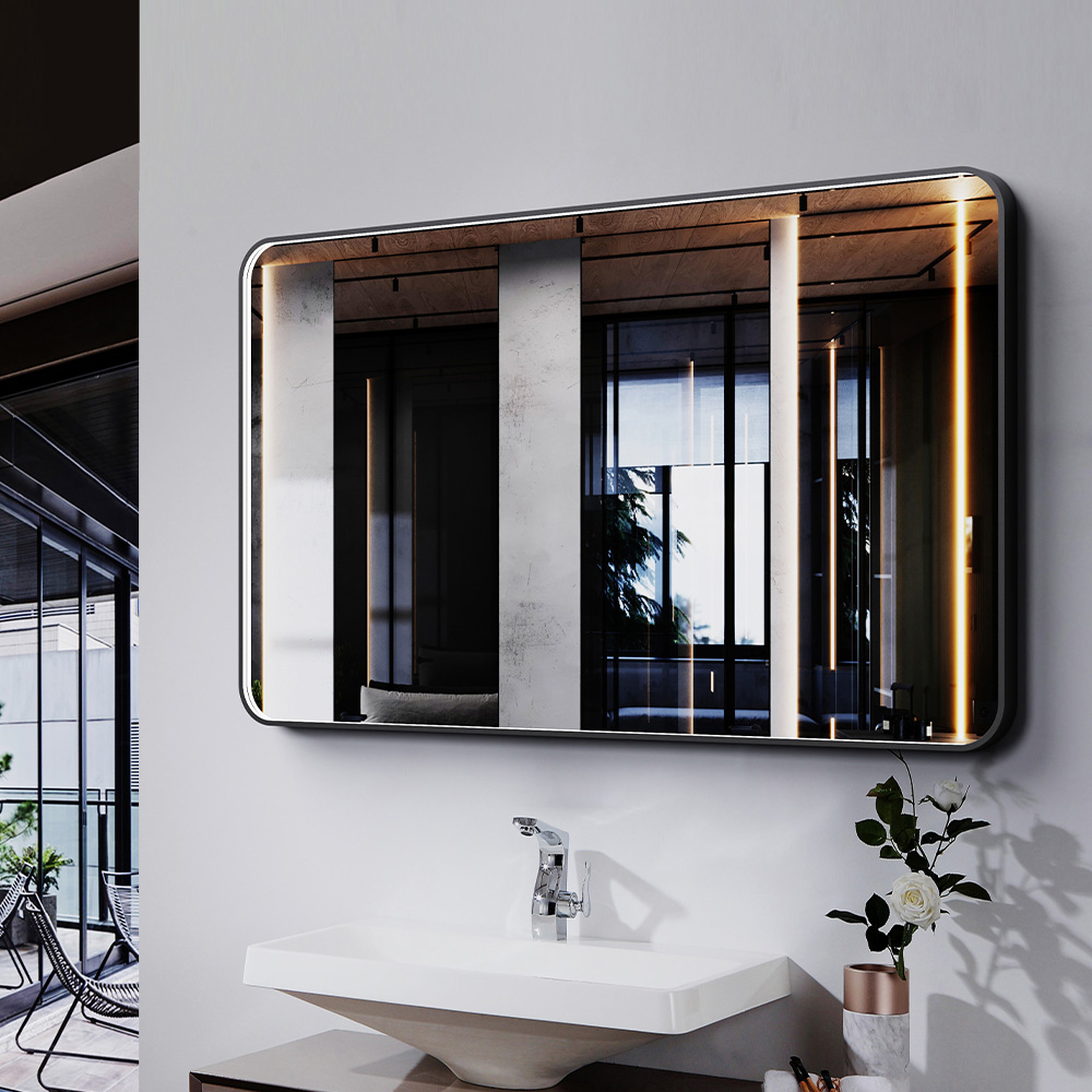 Как установить светодиодное зеркало в ванной комнате